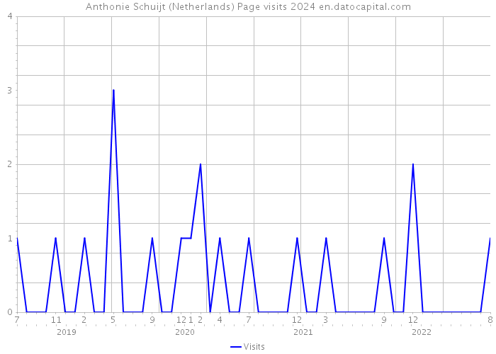 Anthonie Schuijt (Netherlands) Page visits 2024 