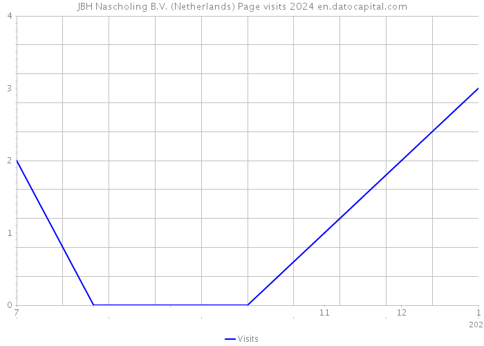 JBH Nascholing B.V. (Netherlands) Page visits 2024 
