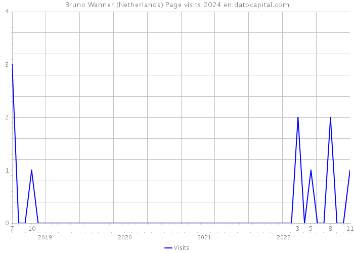 Bruno Wanner (Netherlands) Page visits 2024 