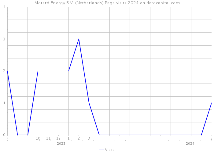 Motard Energy B.V. (Netherlands) Page visits 2024 