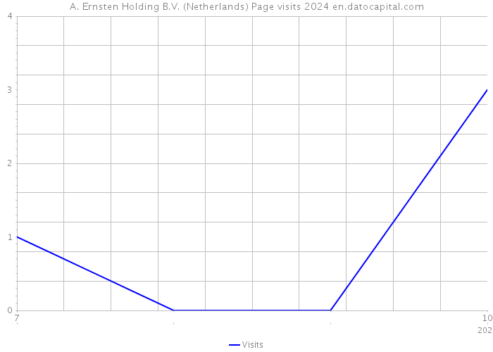 A. Ernsten Holding B.V. (Netherlands) Page visits 2024 