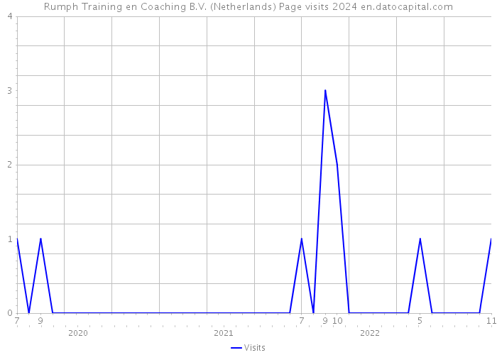 Rumph Training en Coaching B.V. (Netherlands) Page visits 2024 