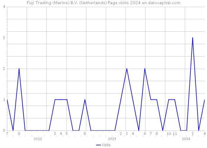 Fuji Trading (Marine) B.V. (Netherlands) Page visits 2024 