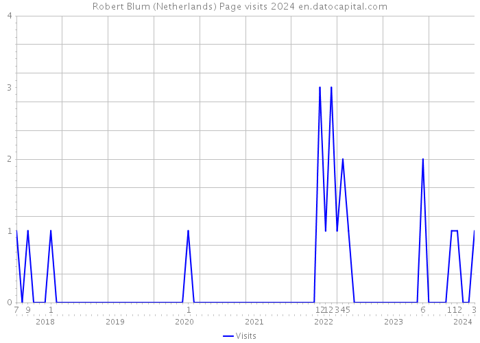 Robert Blum (Netherlands) Page visits 2024 