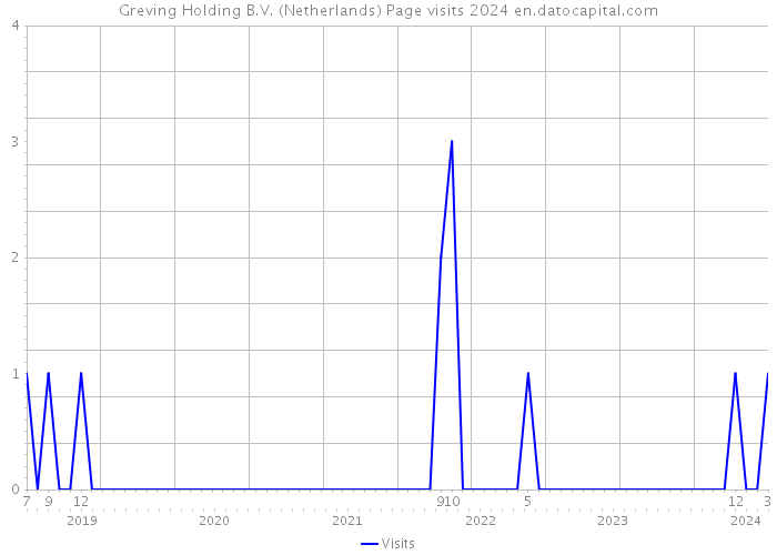 Greving Holding B.V. (Netherlands) Page visits 2024 