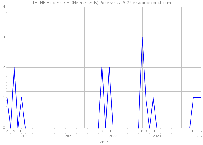 TH-HF Holding B.V. (Netherlands) Page visits 2024 