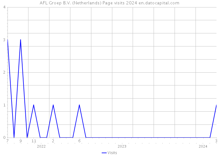 AFL Groep B.V. (Netherlands) Page visits 2024 