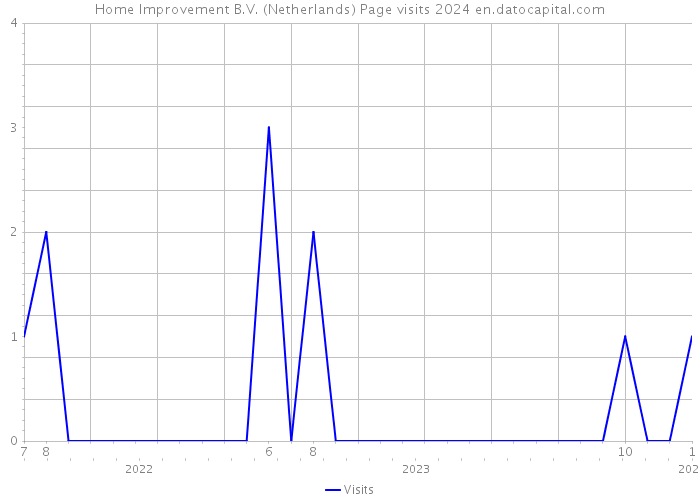 Home Improvement B.V. (Netherlands) Page visits 2024 