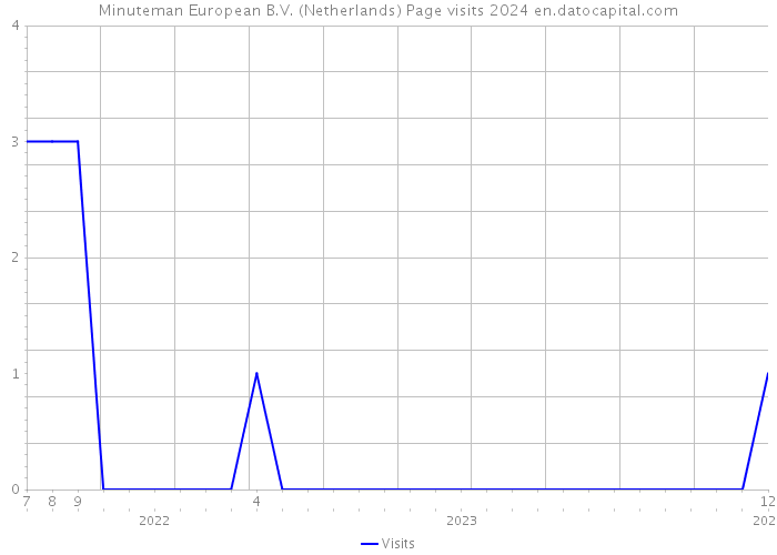 Minuteman European B.V. (Netherlands) Page visits 2024 