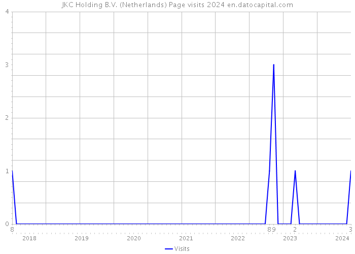 JKC Holding B.V. (Netherlands) Page visits 2024 
