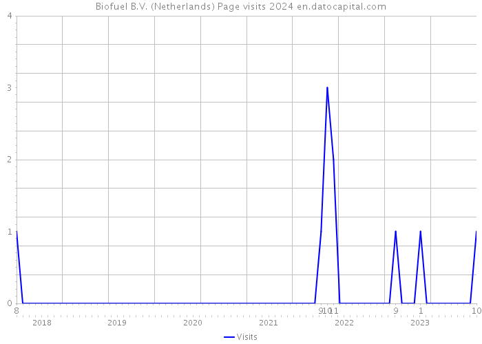 Biofuel B.V. (Netherlands) Page visits 2024 