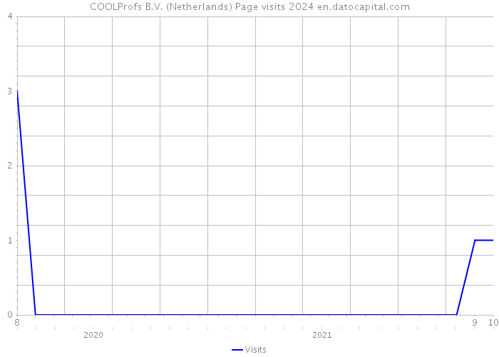 COOLProfs B.V. (Netherlands) Page visits 2024 