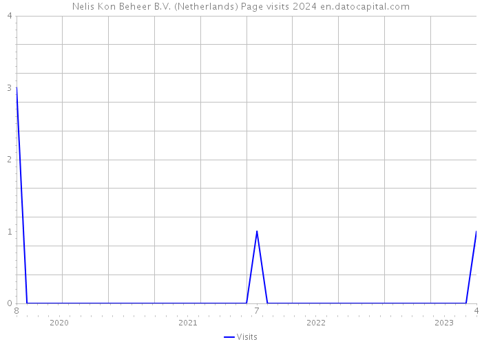 Nelis Kon Beheer B.V. (Netherlands) Page visits 2024 