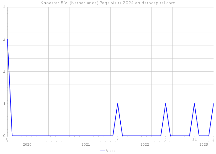 Knoester B.V. (Netherlands) Page visits 2024 