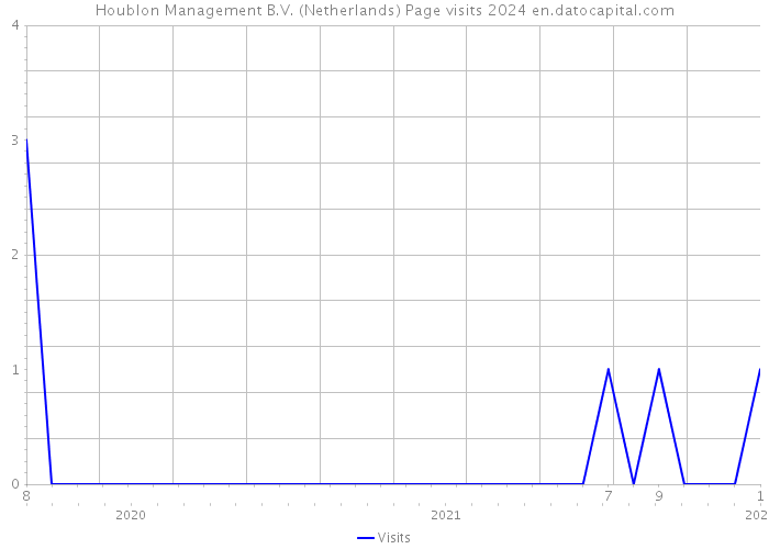 Houblon Management B.V. (Netherlands) Page visits 2024 