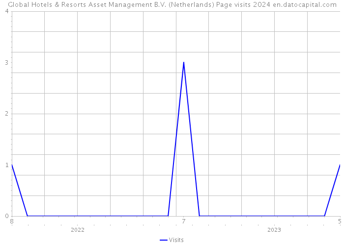 Global Hotels & Resorts Asset Management B.V. (Netherlands) Page visits 2024 