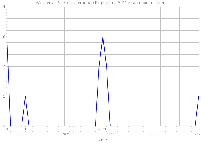 Waltherus Roks (Netherlands) Page visits 2024 