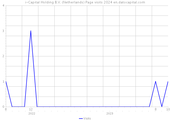 i-Capital Holding B.V. (Netherlands) Page visits 2024 