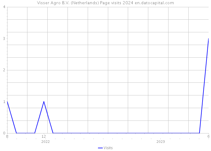 Visser Agro B.V. (Netherlands) Page visits 2024 