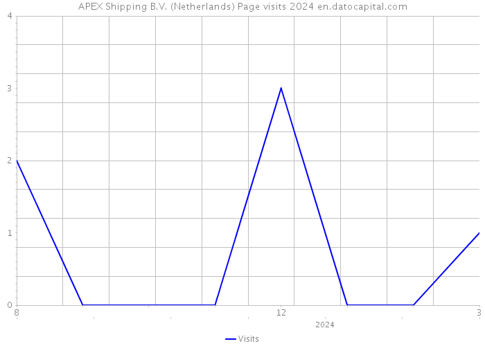 APEX Shipping B.V. (Netherlands) Page visits 2024 