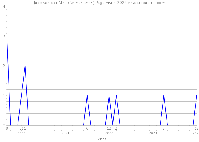 Jaap van der Meij (Netherlands) Page visits 2024 