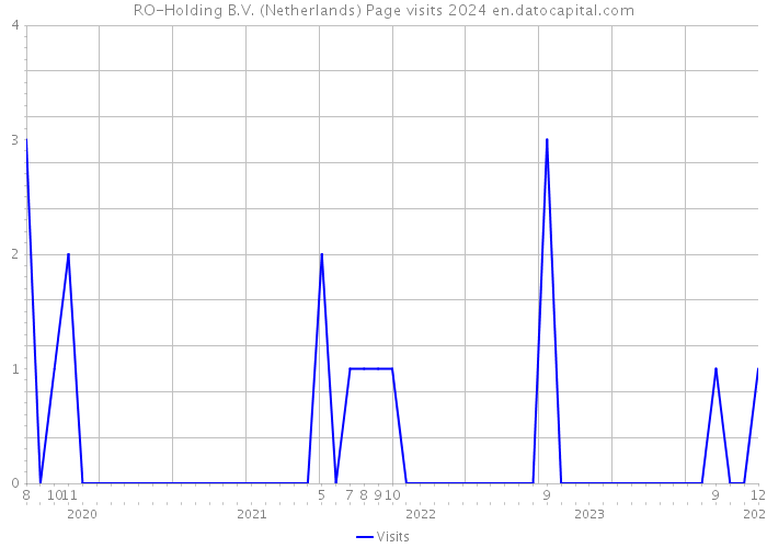 RO-Holding B.V. (Netherlands) Page visits 2024 
