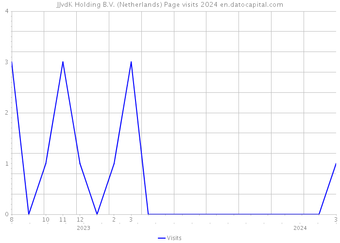 JJvdK Holding B.V. (Netherlands) Page visits 2024 