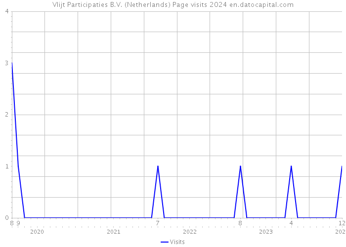Vlijt Participaties B.V. (Netherlands) Page visits 2024 