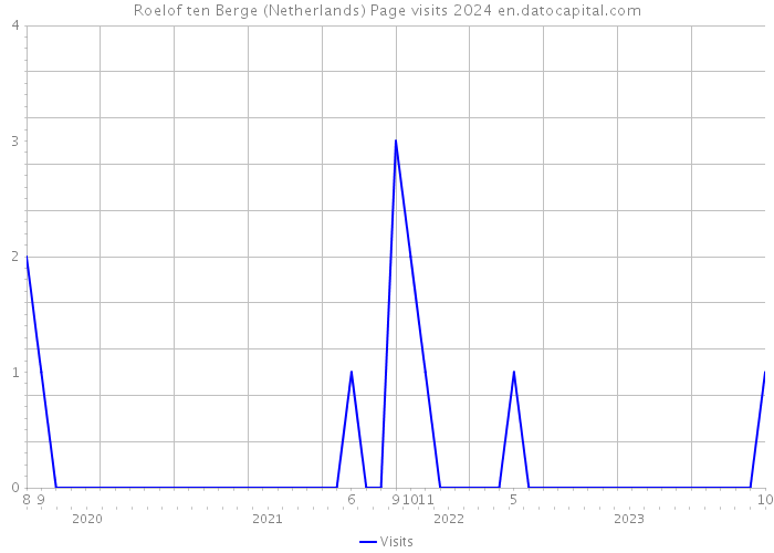 Roelof ten Berge (Netherlands) Page visits 2024 