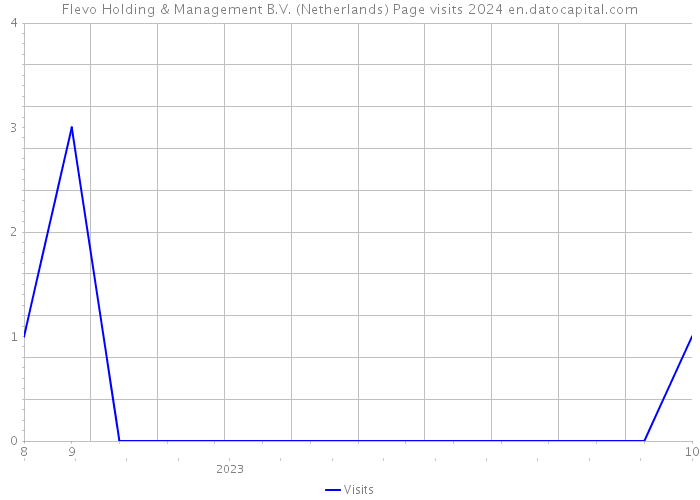 Flevo Holding & Management B.V. (Netherlands) Page visits 2024 