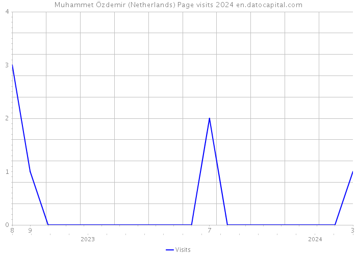 Muhammet Özdemir (Netherlands) Page visits 2024 