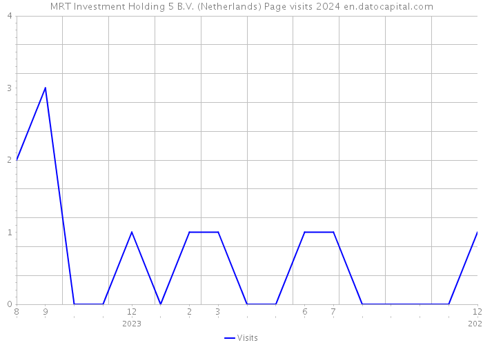 MRT Investment Holding 5 B.V. (Netherlands) Page visits 2024 