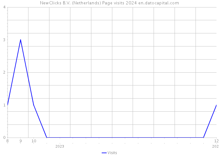 NewClicks B.V. (Netherlands) Page visits 2024 