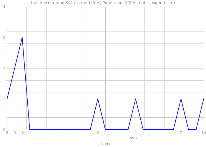 Ige International B.V. (Netherlands) Page visits 2024 
