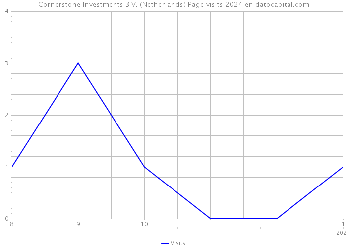 Cornerstone Investments B.V. (Netherlands) Page visits 2024 