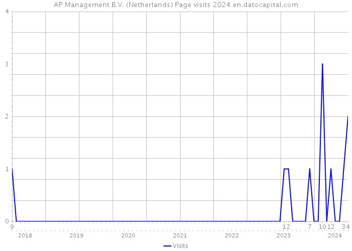 AP Management B.V. (Netherlands) Page visits 2024 
