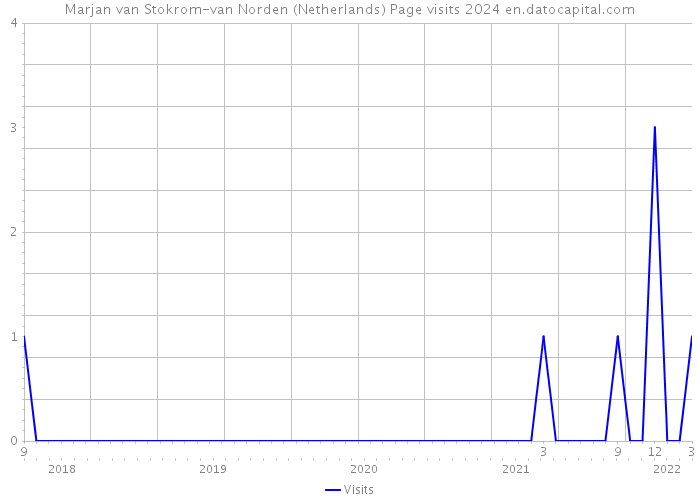 Marjan van Stokrom-van Norden (Netherlands) Page visits 2024 
