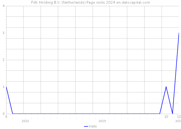 FdK Holding B.V. (Netherlands) Page visits 2024 