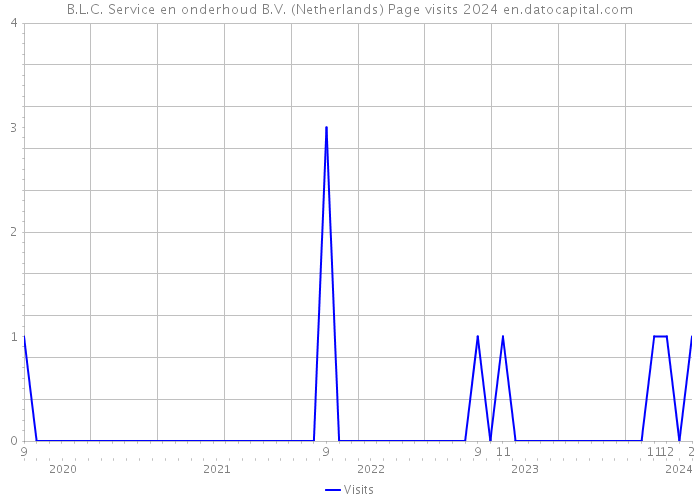 B.L.C. Service en onderhoud B.V. (Netherlands) Page visits 2024 