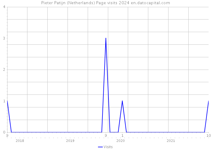 Pieter Patijn (Netherlands) Page visits 2024 