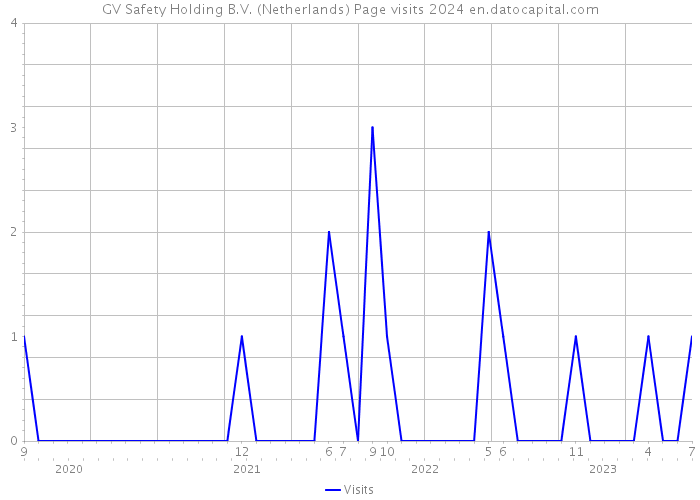 GV Safety Holding B.V. (Netherlands) Page visits 2024 