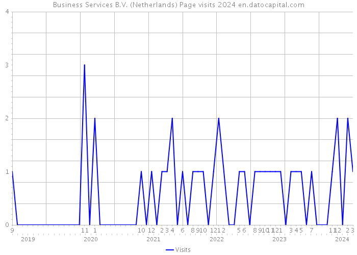 Business Services B.V. (Netherlands) Page visits 2024 
