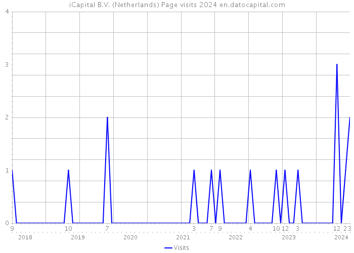 iCapital B.V. (Netherlands) Page visits 2024 