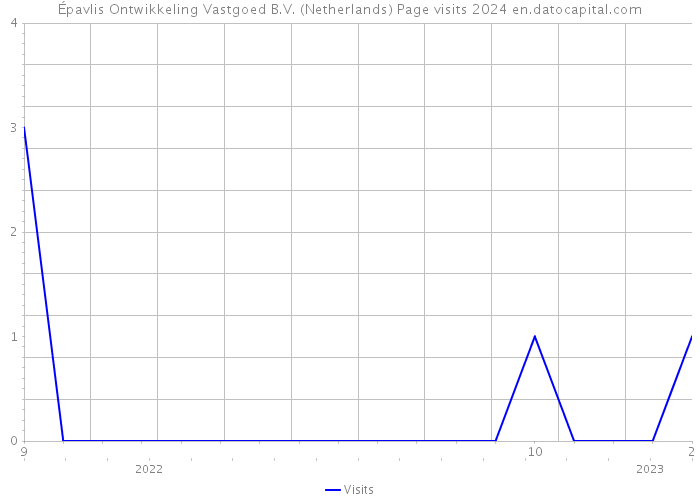 Épavlis Ontwikkeling Vastgoed B.V. (Netherlands) Page visits 2024 