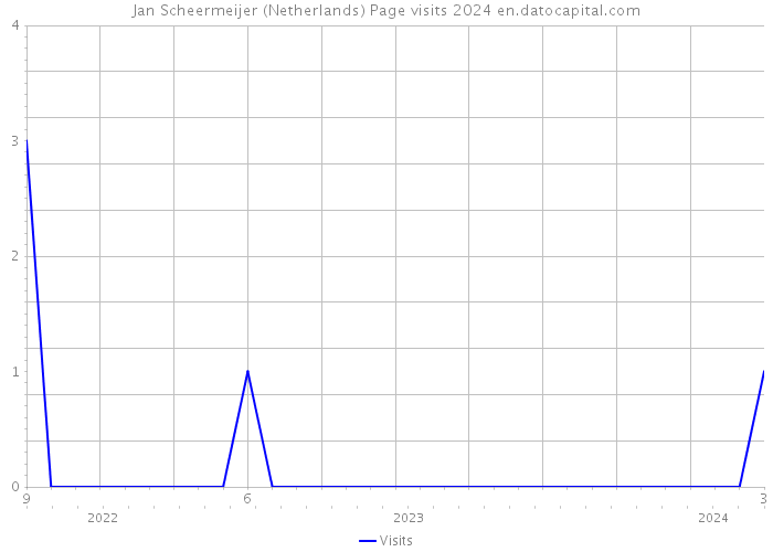 Jan Scheermeijer (Netherlands) Page visits 2024 