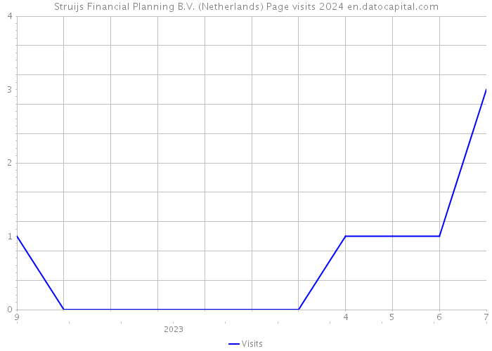 Struijs Financial Planning B.V. (Netherlands) Page visits 2024 