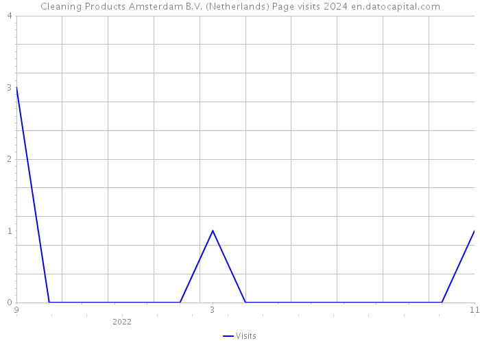 Cleaning Products Amsterdam B.V. (Netherlands) Page visits 2024 