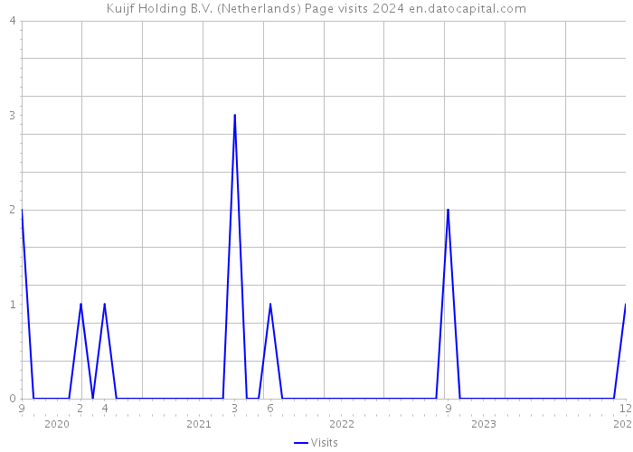 Kuijf Holding B.V. (Netherlands) Page visits 2024 