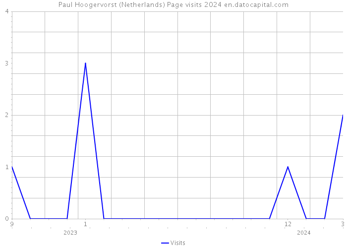 Paul Hoogervorst (Netherlands) Page visits 2024 