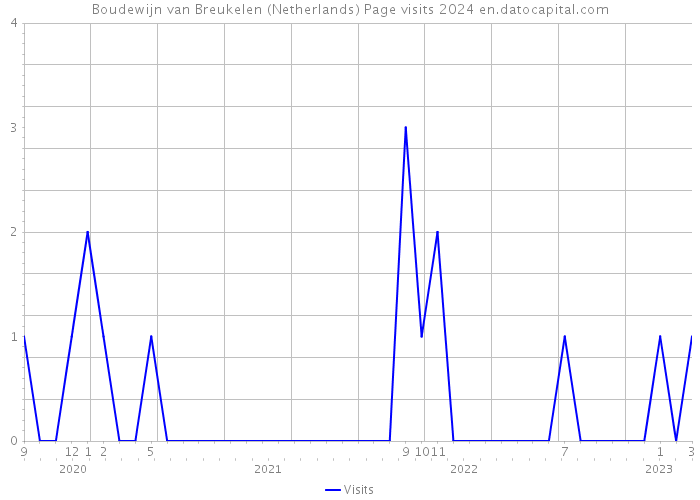 Boudewijn van Breukelen (Netherlands) Page visits 2024 